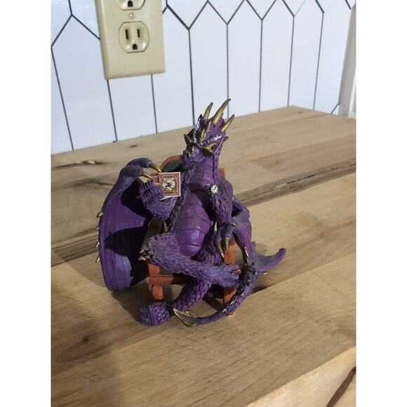 Hamilton Collection Poker Face‎ Ace Dragon Figurine, Hold 'Em Or Fold 'Em Design - Picture 5 of 5